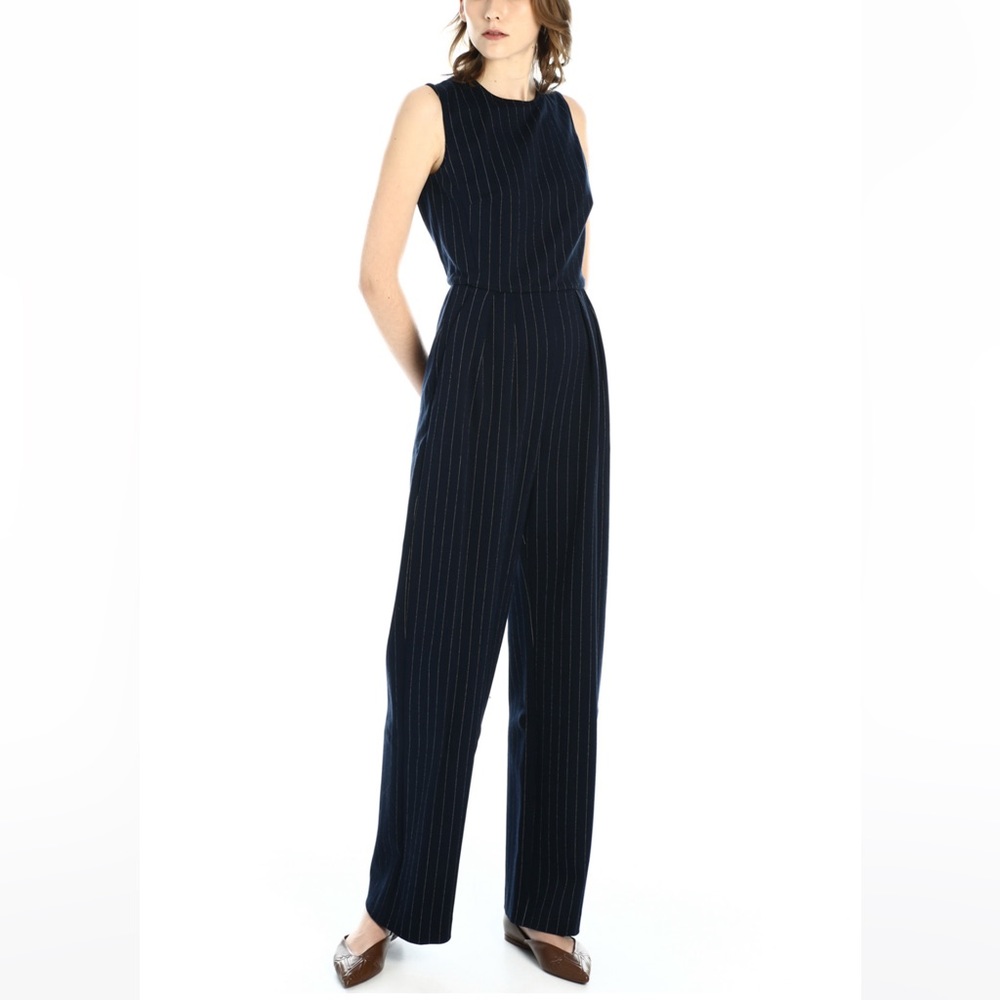 SOLD!on Ebay MaxMara Label-cutEDITTO Jumpsuit.Size: Small.Color:Navy/Striped New - Picture 4 of 17